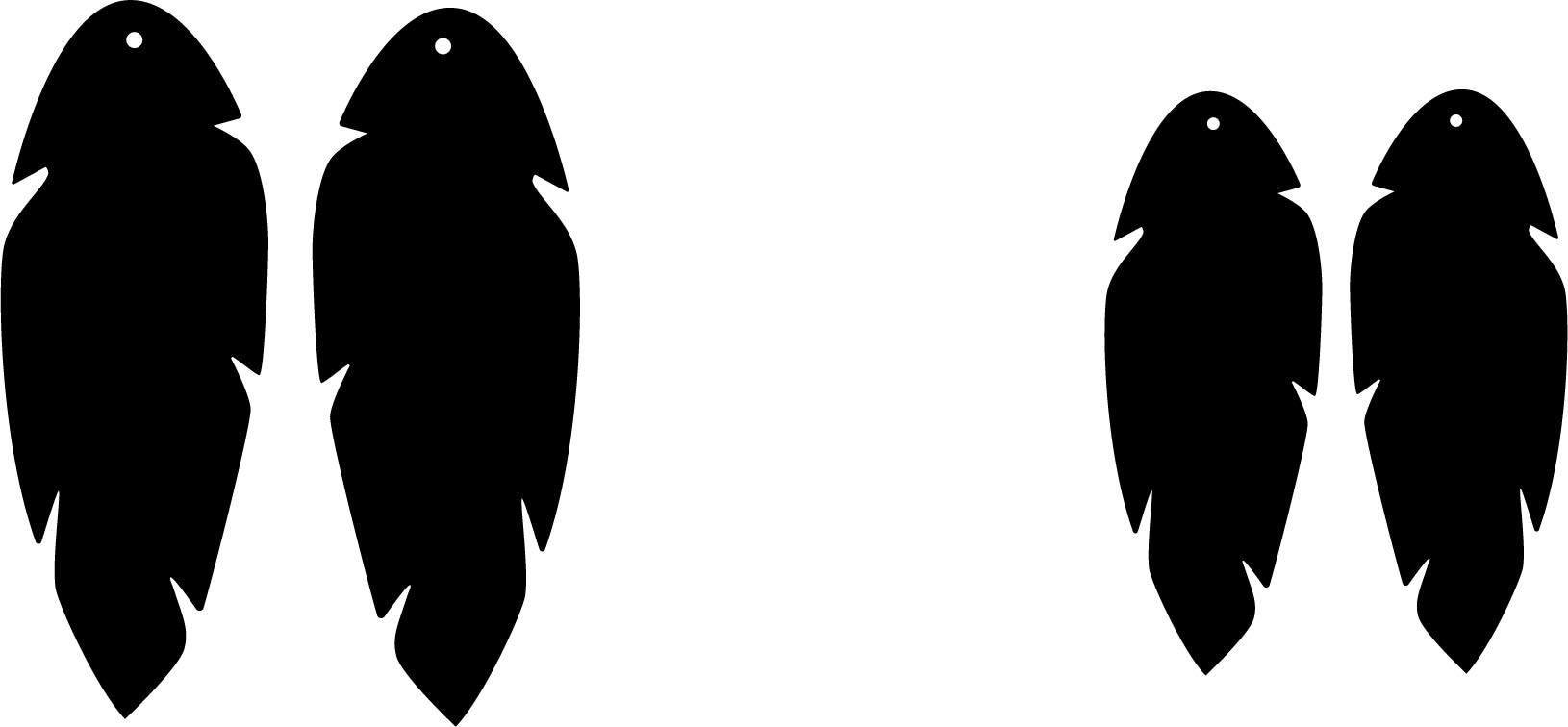 Feather Faux Leather Earrings